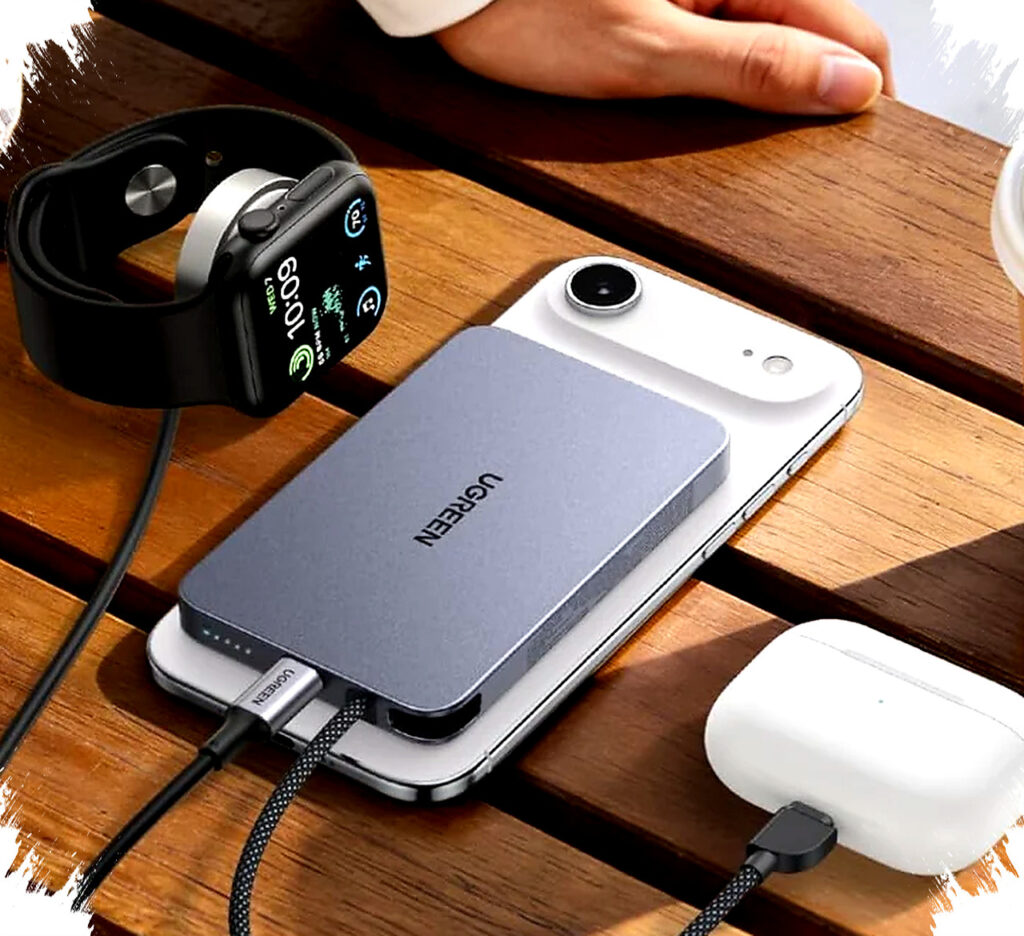 Ugreen MagFlow Air Menyerang Power Bank Tebal, Bodi 13,9 Mm Tapi Sanggup Qi2 15W Dan 30W