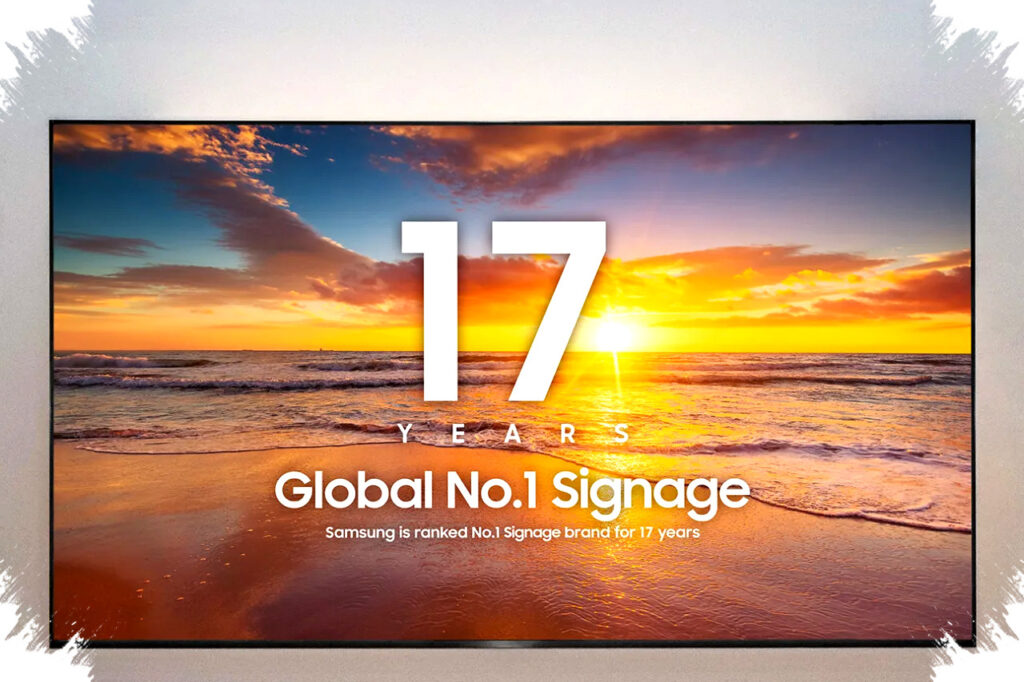 17 Tahun Tak Terkalahkan Samsung Dominasi Pasar Layar Komersial, Inovasi Canggih Mengukir Sejarah Baru