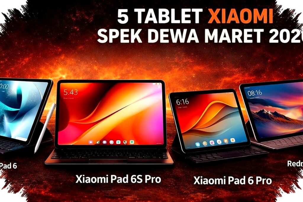 Xiaomi Pad 6S Pro Bertenaga Snapdragon 8 Gen 2, Flagship Termahal vs Redmi Pad SE Murah Meriah untuk 2026