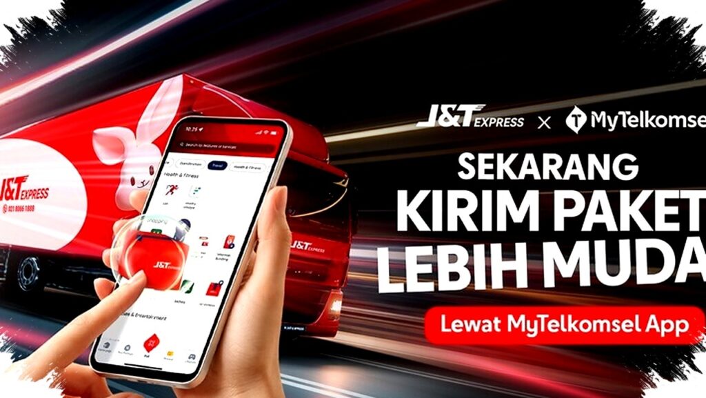Kirim Paket Tanpa Repot Lewat MyTelkomsel, J&T Express Ubah Pengiriman Jadi Lebih Cepat dan Hemat