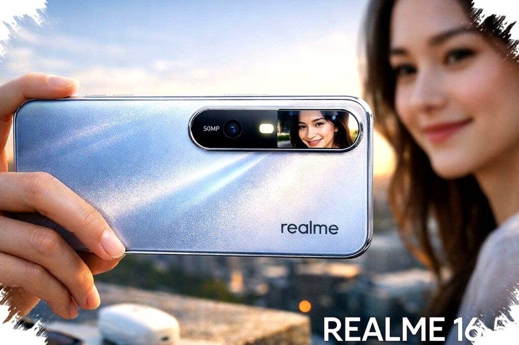Realme 16 5G Meluncur Pekan Ini, Cermin Swafoto Unik Bikin Selfie Kamera Belakang Lebih Tajam
