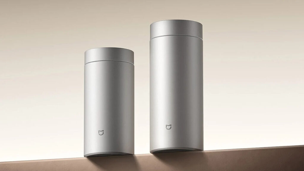 Xiaomi Rilis Mijia Titanium Thermos Cup Ti2 Moonlight Silver, Botol Titanium Ringan Ini Tahan 6 Jam