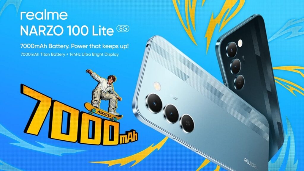 Realme Narzo 100 Lite Resmi Hadir, Layar 144Hz Dan Baterai 7.000 mAh Bikin Kelas Terjangkau Terasa Jauh Lebih Serius