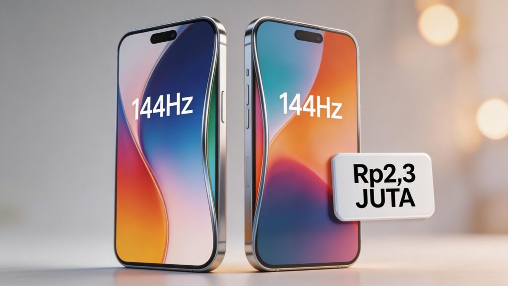 10 HP Layar Melengkung Terbaik 2026, AMOLED 144Hz Mulai Rp2,3 Juta
