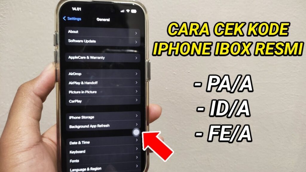 Kode iPhone iBox Ternyata Lebih Dari PA/A Dan ID/A, Cek Dalam Hitungan Detik Sebelum Salah Beli