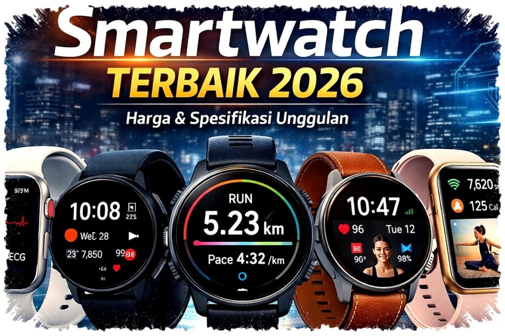 5 Jam Tangan Pintar Terbaik 2026, Dari Apple Watch Hingga Pilihan Paling Worth It Berdasarkan Kebutuhan Nyata