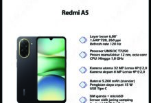 Redmi A5 Bikin HP Murah 2026 Terasa Naik Kelas, Kamera 32 MP Dan Baterai Besar