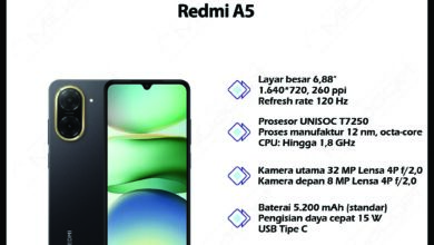 Redmi A5 Bikin HP Murah 2026 Terasa Naik Kelas, Kamera 32 MP Dan Baterai Besar