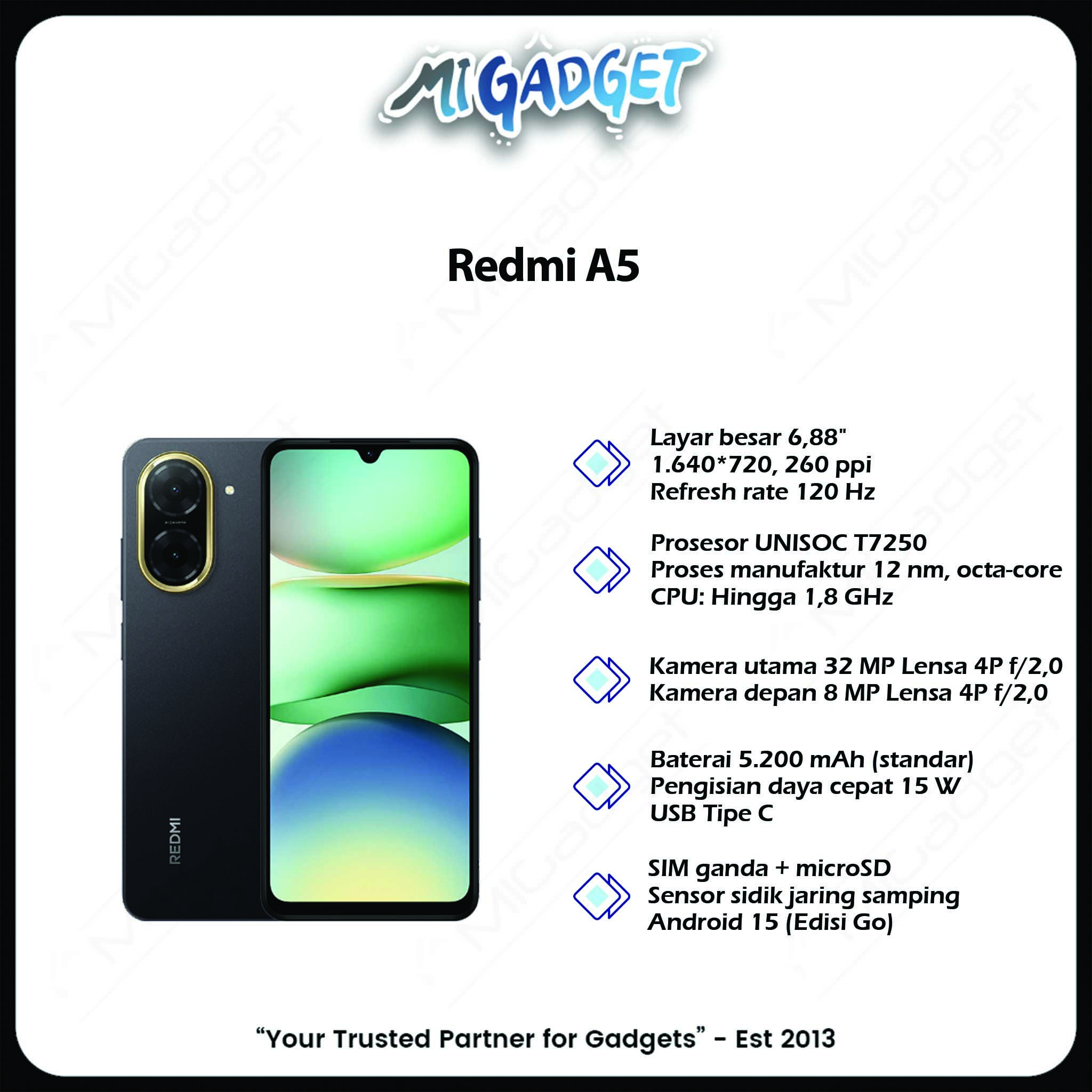 Redmi A5 Bikin HP Murah 2026 Terasa Naik Kelas, Kamera 32 MP Dan Baterai Besar
