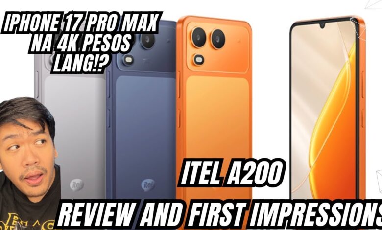 Itel A200 Meluncur di Indonesia, Desainnya Mirip iPhone 17 Pro tapi Harganya Rp 1 Jutaan