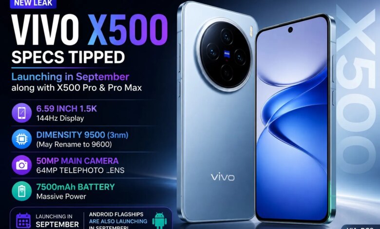 Vivo X500 Bocor, Baterai 7.500mAh di Bodi Ringkas Malah Lebih Mengusik dari Chipsetnya